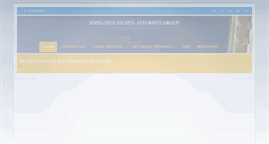 Desktop Screenshot of employeerightsattorneygroup.com